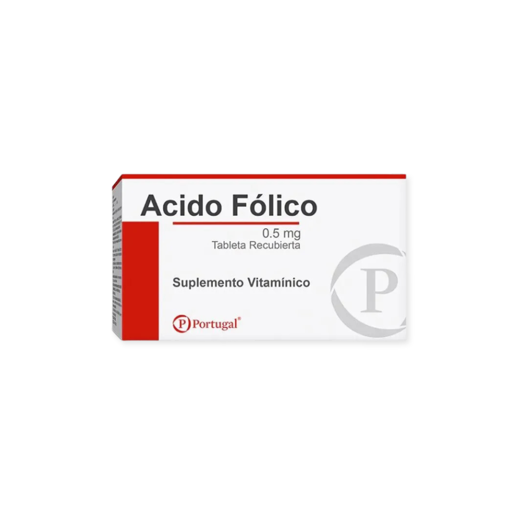 Ácido Fólico 0.5 MG  TABL. PORTUGAL