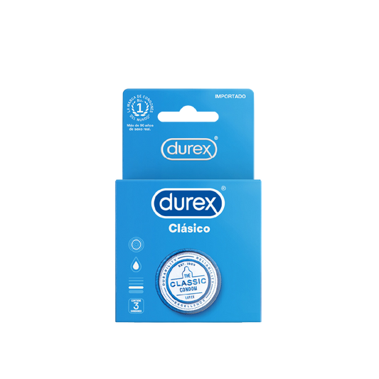 PRESERVATIVO DUREX X 3 UND - CLÁSICO